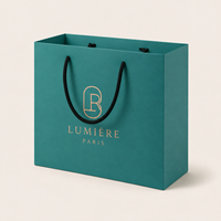 Sac en carton kraft de luxe personnalisé, écologique et recyclable, pour cadeaux de détail, avec impression sérigraphique, dorure à chaud, revêtement UV et finition gaufrée