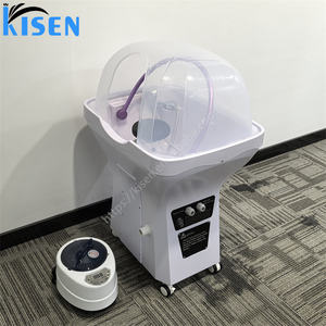 Golden Ring Hood Head Spa Shampoo Portable Pipeless Shampoo Sink Bowl Lavabo con vaporizador calentado No de <span class=keywords><strong>segunda</strong></span> <span class=keywords><strong>mano</strong></span> Nuevo - Product Image 6