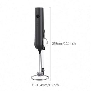 New 4-in-1 Rechargeable Cream Foam Maker Milk Frother Automatic Egg Mixer With Stand Modern Design - Product Image 3