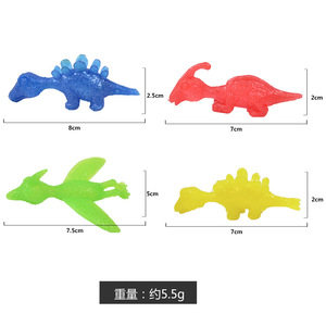 ของเล่นบีบไดโนเสาร์รูปทรงไดโนเสาร์ ทำจากพลาสติก TPR แบบยิงด้วยนิ้วมือ - Product Image 1