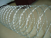 Machine automatique de maille de fil de fer barbelé de lame de rasoir de bobine de contrôle de CNC avec les composants principaux comprenant le roulement de vitesse de PLC de moteur de pompe