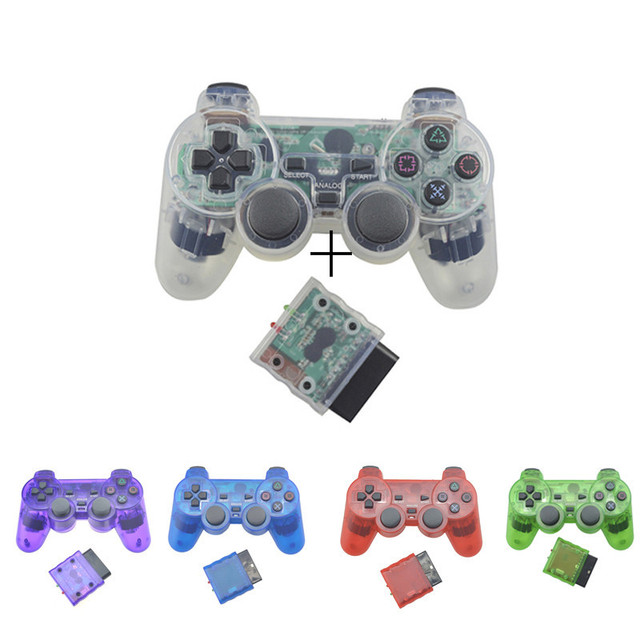 2.4Ghz Wireless Gamepad for PS2 Controller for PS2 Console Joystick Double Vibration Shock Joypad Wireless Controle