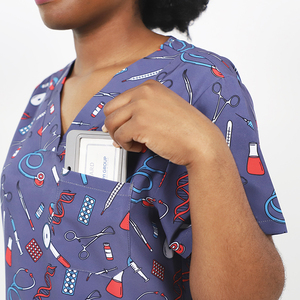 Uniforme de Hospital FUXIN FUYI Ecológico para Mujer de Talla Grande, Modelo TSPL21SCT015F - Product Image 4