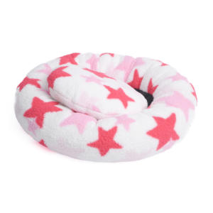 ที่นอนสุนัขผ้าสักหลาดนุ่มฟูสำหรับแมวลายสัตว์แข็งให้ความสบายและความอบอุ่นแก่สัตว์เลี้ยงที่รักการนอนพักไว้ - Product Image 1