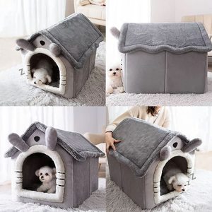 Interior exterior cómodo extraíble mascota gato perro casa mascota gato cachorro refugio acogedor cueva cama - Product Image 5