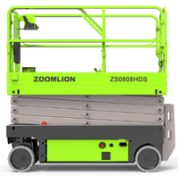 ZOOMLION ZS0808HD élévateur à ciseaux électrique 10m plate-forme de travail aérien pour la Construction de nouvelles machines PLC d'état