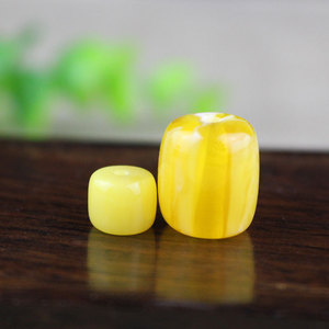 Resin Barrel <b>Beads</b> 7x8.5mm 14x13mm Orange Yellow Loose <b>Beads</b> For DIY Jewelry Making Bracelets And Prayer <b>Beads</b> - Product Image 1