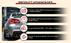 ชุดแต่งกันชนหน้ารถยนต์สำหรับ <span class=keywords><strong>Mercedes</strong></span> Benz <span class=keywords><strong>A</strong></span>-Class W177 ชุดแปลงกันชนหน้า W177 อุปกรณ์ตกแต่งรถยนต์ ปี 2019-2024 - Product Image 3