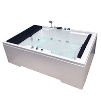 Baignoire de massage à remous autoportante pour intérieur, en acrylique, avec jets d'air, type Jacuzzi, très vendue