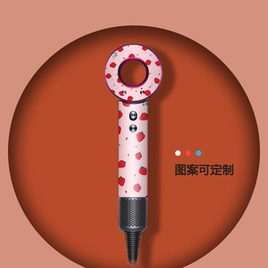 สติ๊กเกอร์ PET ลายสตรอว์เบอร์รีสำหรับไดร์เป่าผมไดสัน แบบเต็มตัว ดีไซน์สั่งทำได้ - Product Image 1