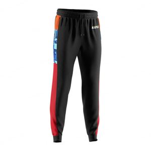 Pantalon de survêtement OEM/ODM pour musculation, coupe droite ample, avec motifs graphiques par sublimation - Product Image 3