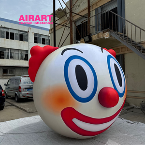 Palloncino Clown di 3 Metri di Diametro per Decorazioni Sceniche, Modello Pubblicitario Personalizzato di Clown e Palloncino Clown Spaventoso - Product Image 5