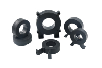 Inti Transformator Toroidal Lunak Nanokristalin Berkinerja Tinggi 70*70Mm Magnet NdFeB untuk Penggunaan Industri dengan Casing Plastik