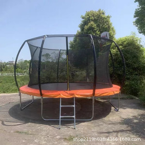 <span class=keywords><strong>Trampoline</strong></span> en acier de 8 pieds pour enfants et adultes, usage intérieur et extérieur, best-seller transfrontalier, usage commercial exclusif pour le commerce extérieur - Product Image 4