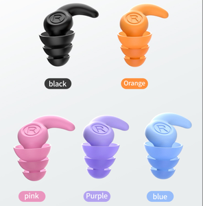 वाटरप्रूफ सुनवाई सुरक्षा के लिए सर्वश्रेष्ठ कस्टम फोल्डेबल डिजाइन नरम सिलिकॉन इयरप्लग - Product Image 3