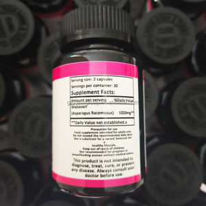 Extrait de Shatavari le plus vendu 500 mg 60 capsules végétariennes <span class=keywords><strong>Asparagus</strong></span> Recemosus Complément Bien-être féminin Antioxydant Adultes - Product Image 4