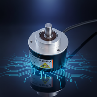 Vente Flash ISC5810 10mm 2000ppr DC5-24V Encodeur Rotatif Incrémental à Arbre Solide avec Sortie Driver de Ligne