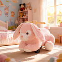 Jouets animaux en peluche lapins mignons vélos de marche pour enfants vélos à bascule comme cadeaux pour les enfants