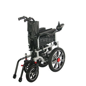 <span class=keywords><strong>Silla</strong></span> <span class=keywords><strong>de</strong></span> <span class=keywords><strong>Ruedas</strong></span> Eléctrica Plegable con <span class=keywords><strong>Motor</strong></span> <span class=keywords><strong>de</strong></span> 250W, Batería <span class=keywords><strong>de</strong></span> Plomo-Ácido, Marco <span class=keywords><strong>de</strong></span> Acero al Carbono, Tracción Delantera Grande Antivuelco, Portátil - Product Image 3