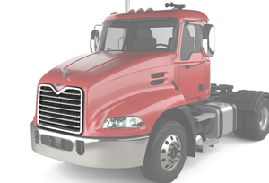 Griglia Frontale Cromata in Plastica BS-MK-101CH Compatibile con Camion Mack CXN613 CXU613 - Product Image 3