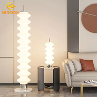 Lampe de sol LED moderne de luxe en métal, à intensité variable, CRI 90 élevé, garantie 5 ans, installation facile pour salon, chambre, maison, hôtel