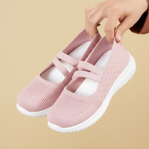 Scarpe da passeggio Fitness 2025 da donna in tela di grandi dimensioni con imbottitura Air Fly scarpe Casual da mamma - Product Image 1