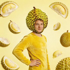 Divertido sombrero de durian, accesorio de disfraz para fiestas y eventos festivos - Product Image 4