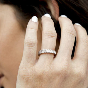 Anello Minimalista Geometrico Quadrilatero per Donna, Gioiello da Dito alla Moda - Product Image 2