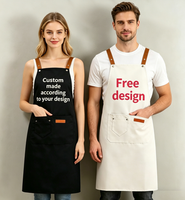Tablier de travail sans manches en toile cirée robuste, imperméable, résistant à l'huile, léger, avec bretelles réglables, pour cuisine professionnelle