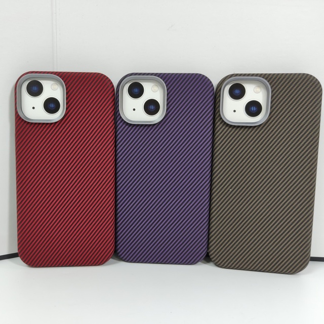 Custom Logo Carbon Fiber Texture Magnetic Ring Compatible Phone Case,Built-in 360°Rotatable Kickstand Shockproof Cover Wholesale