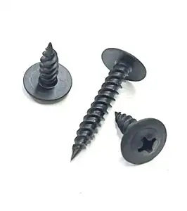 CY Promotional Good Quality Durable Using Black Self Tapping Round Head Screw Carbon Steel