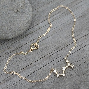 Dropshipping regalo collar de diamantes para mujer collar de signos del zodiaco collar del zodiaco Cadena de clavícula - Product Image 5