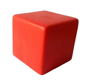 Brinquedo personalizado de cubo de estresse, bola de espuma pu personalizada de logotipo personalizado anti estresse para alívio do estresse para promoção