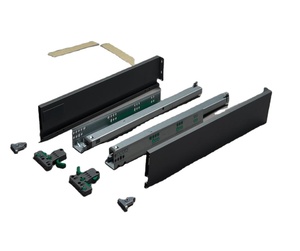 ROEASY Full Extension Slim Tandem box drawer slide 63MM Cabinet Drawer Slide Channels Box Soft Close Metal drawer slide system