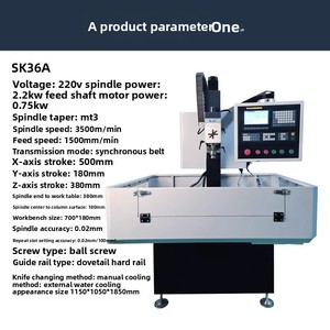 Tongchen TC sk36a nhỏ Máy phay <span class=keywords><strong>CNC</strong></span> hoàn <span class=keywords><strong>to</strong></span>àn tự động khoan phay tự vận hành vi máy công cụ sản xuất - Product Image 3