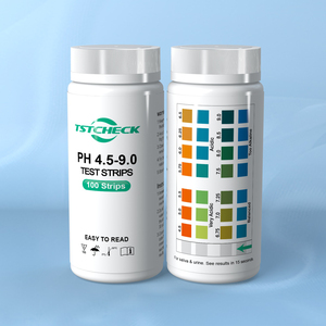 Bandelettes de <span class=keywords><strong>test</strong></span> de pH nouvelle technologie 4.5-9.0 universelles pour les tests d'<span class=keywords><strong>urine</strong></span> et de salive OEM personnalisables - Product Image 3