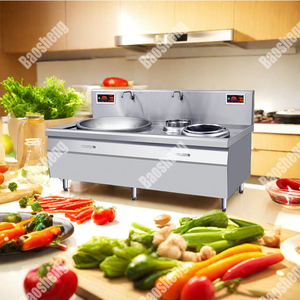 Forno a coda singola commerciale a doppia testa da 12KW 15KW fornello elettromagnetico ad alta potenza - Product Image 5