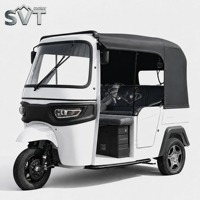 Tricycle Électrique Passager Tuk Tuk 1000W, Tricycle Électrique 3+1 Places, Cabine Fermée avec Toit, Tricycle Complet 2025 2026