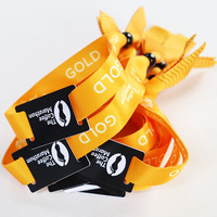 Bracelets promotionnels personnalisés Sunshine avec lecteur de carte d'identité, en PVC par sublimation, avec puce RFID NFC pour concerts