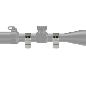 Anillas para mira telescópica BANGBANG de 20 mm, altura central de 1.0 pulgadas, impermeables, a prueba de golpes, para deportes al aire libre (doble fila de tornillos plateados) - Product Image 4