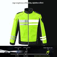 Chemise de travail à manches courtes haute visibilité fluorescente respirante pour homme avec logo personnalisé, doublure en coton amovible, manteau de travail chaud pour l'hiver