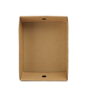 Tùy Chỉnh Thực Hiện Ngăn Kéo Khay Sóng Màu Nâu Cứng Gấp Giấy Sóng Khay Trái Cây Khay Di Chuyển Vận Chuyển Mailer Box Với Logo - Product Image 2