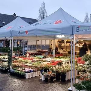 Bán buôn dễ dàng thiết lập không thấm nước triển lãm Lều xách tay Pop Up triển lãm thương mại hiển thị tán với in logo tùy chỉnh - Product Image 5