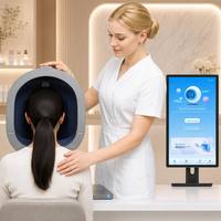Analyseur de peau du visage, scanner AI 3D, machine d'analyse de la peau intelligente, détecteur de peau du visage portable, scanner facial pour salon, analyseur de peau