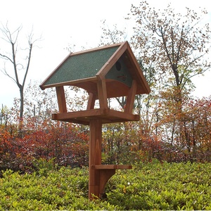 Bumo Groothandel Nieuw Ontwerp Massief Hout Vogel <span class=keywords><strong>Feeder</strong></span> Food Box Kooi Outdoor Mus Duif <span class=keywords><strong>Feeder</strong></span> Voor Balkon Tuin Park Villa - Product Image 2