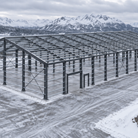 Structure en acier isolée pour entrepôt à climat froid, conception de bâtiment industriel métallique préfabriqué