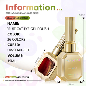 Vendeeni Nuovissima Collezione di Smalti Gel Effetto Occhio di Gatto con 36 Colori, Senza TPO e Hema, Design Personalizzabile OEM - Product Image 2