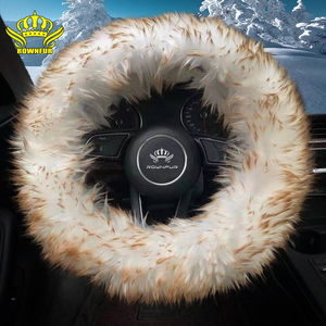 ROWNFUR Usine Noir Vendredi Offre Spéciale <span class=keywords><strong>de</strong></span> <span class=keywords><strong>luxe</strong></span> personnalisé <span class=keywords><strong>de</strong></span> haute qualité couverture <span class=keywords><strong>de</strong></span> volant <span class=keywords><strong>de</strong></span> voiture en cuir - Product Image 5