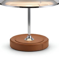 Lampe de table de luxe en forme de croissant, lampe de chevet moderne, éclairage d'ambiance chaleureux pour chambre à coucher et salon