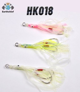 Hameçon bionique pour calamar Tianya <span class=keywords><strong>Saury</strong></span> avec ligne de pêche, hameçon lumineux pour la pêche en mer, jigging Luya, double hameçon pour pieuvre - Product Image 5